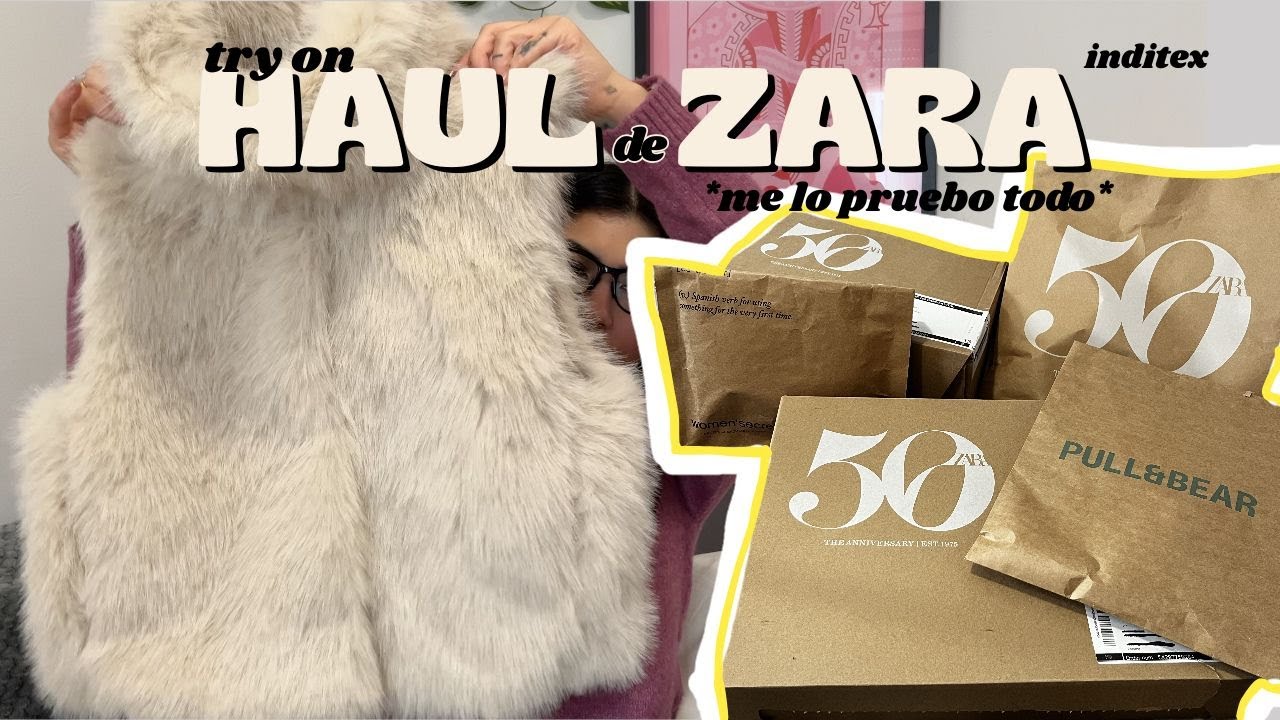 ✨ try on Haul de ZARA 🌸 (Stradivarius, PullandBear, Lefties...) ✨✨ Haul de temporada y promociónes