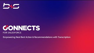 Empowering Next Best Action and Recommendations with b+s Connects for Salesforce Update