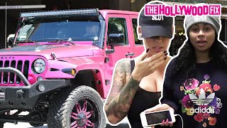 Blac Chyna & Amber Rose Visit The Dentist's Office In Beverly Hills 4.22.16 - TheHollywoodFix.com