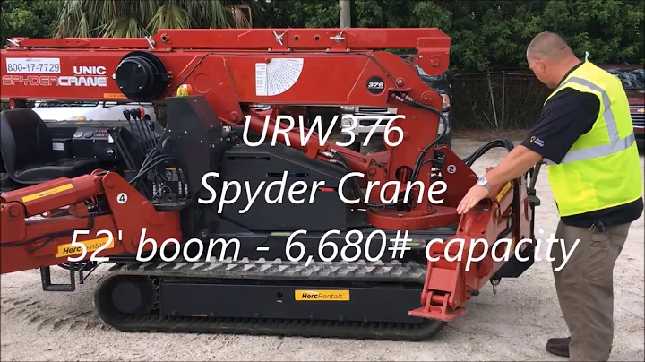 Herc Rentals URW376 Spyder Crane