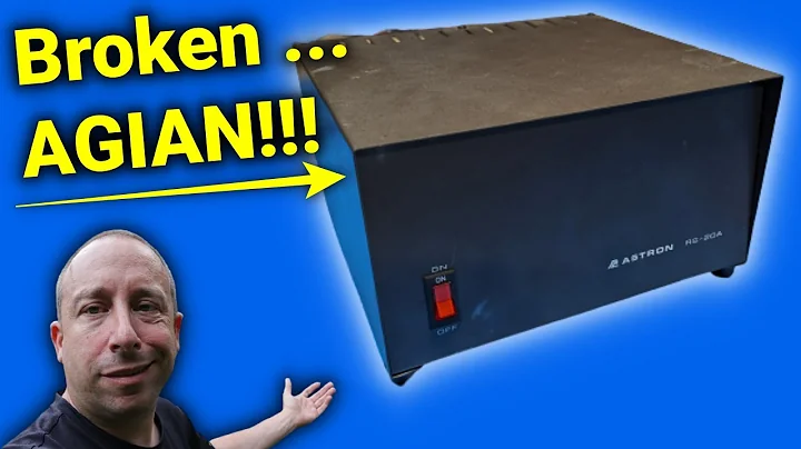 Astron RS20A Ham Radio Power Supply Troubleshoot and Repair - No Voltage Output