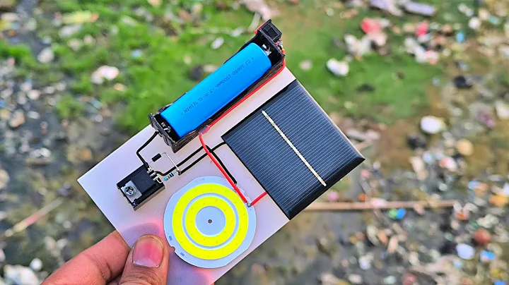 DIY Smart Solar Lamp That Turns On Automatically at Night!