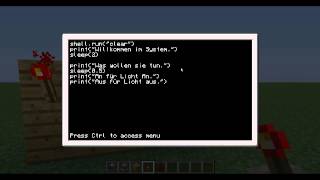 ComputerCraft Redstone Fakel AN und AUS Schalten [Programm]