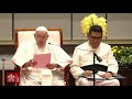 Jakarta, Meeting with Beneficiaries of Charitable Organisations 4 September 2024 Pope Francis