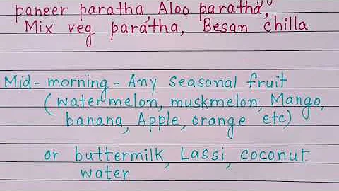 Diet chart for 7 to 12 year old #balanceddietchart #mealplan #dietchart