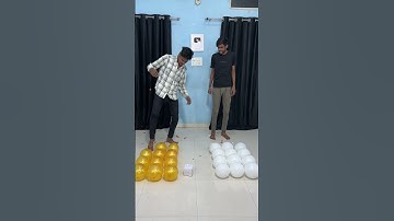 Roll Dice 🎲 With Pop Balloon Challenge #shorts