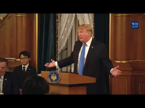 Trump in Japan: "So Many Countries"