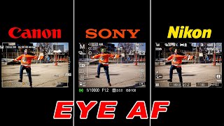 Nikon Z9 vs SONY a1 vs Canon EOS R3 EYE AF REVIEW (2022 Edition)