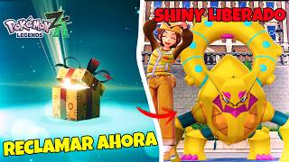 CONSIGUE VOLCANION SHINY LEGAL LIBERADO NUEVO EVENTO REGALO MISTERIOSO en POKEMON HOME y LEYENDAS ZA