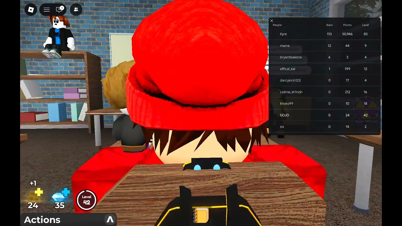 Trolling this mam in roblox