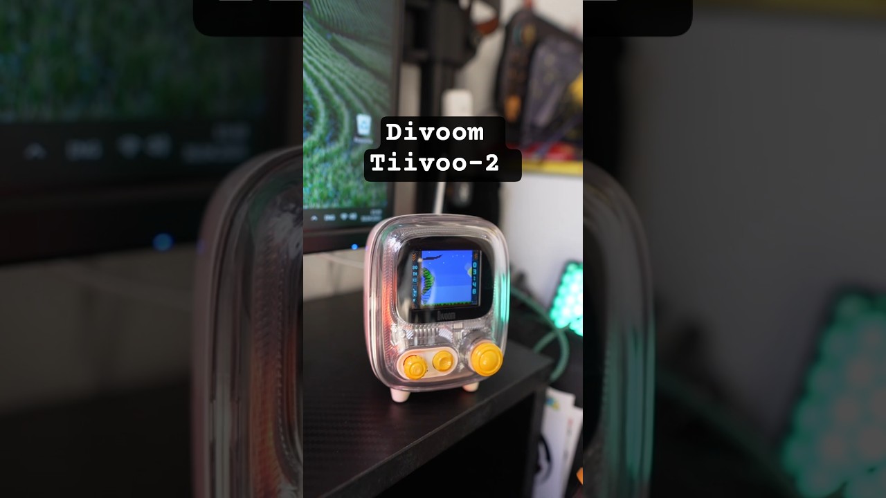 Divoom Tiivoo-2 Retro Pixel Bluetooth Speaker with Photo Album