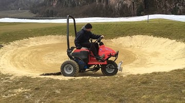 Bunker Rake SMITHCO SUPER STAR 48VOLTS 2WD - ELECTRICAL @GolfClub Eppan 22.02.2016