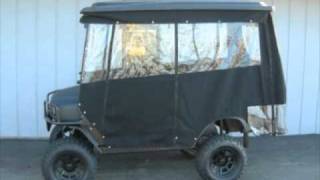 2003 E-Z-GO Gas Street-Ready Black Four Season Golf Cart