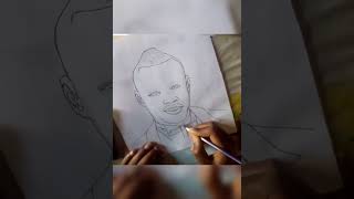 drawing of gospel Artist 🥳 Guardian angel using veda pencils and A3 paper ✍️please subscribe 🙏🙏🙏🙏🙏🙏🙏