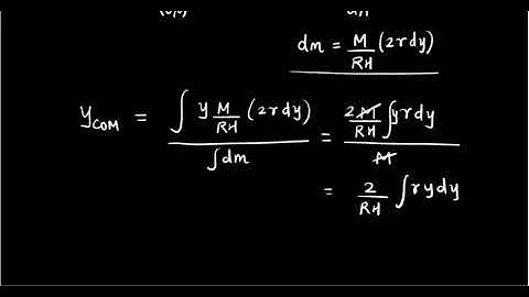 Center of mass of triangular lamina