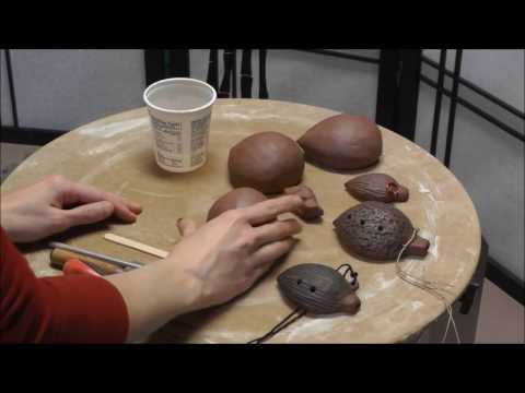 видео: Pottery: Ocarina Clay Whistle