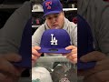 Los Angeles Dodgers New Era Fitted 59Fifty Hats (Blue Red Under Brim)