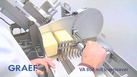 Graef VA804 FBK Volautomatische snijmachine / Trancheuse automatique