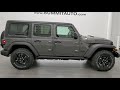 2021 JEEP WRANGLER 4 DOOR WILLYS SPORT TURBO HARD TOP GRANITE CRYSTAL WALK AROUND REVIEW 21J110 SOLD