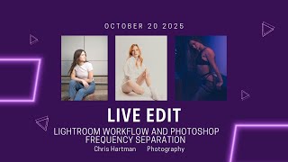 Lightroom Workflow and Frequency Separation in Photoshop