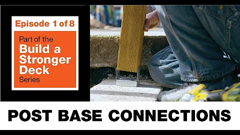 Build a Stronger Deck: Post Base Connections