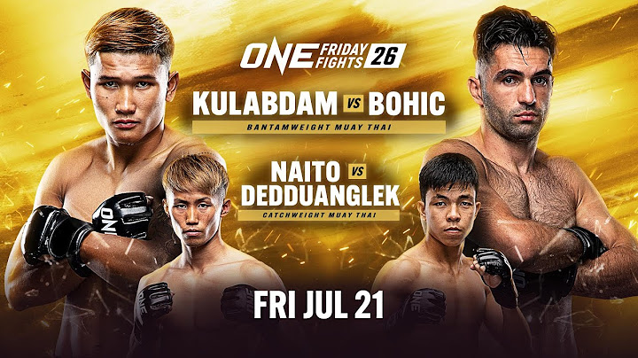 ONE Friday Fights 26: Kulabdam vs. Bohic