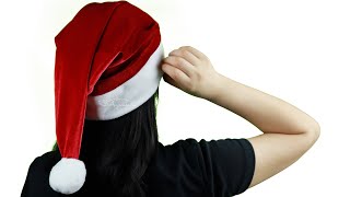 DIY Santa Hat Pattern  How to Make a Santa Hat Out of Fabric