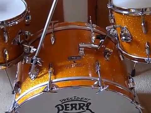 Pearl President Vintage Drums - YouTube