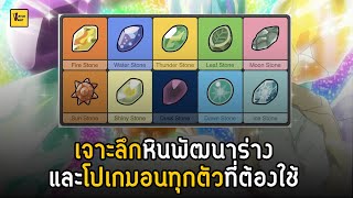 10 รูปแบบหินพัฒนาร่าง (Evolution stones) I Pokemon