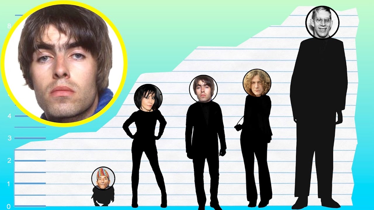 How Tall Is Liam Gallagher of Oasis? Height Comparison! YouTube