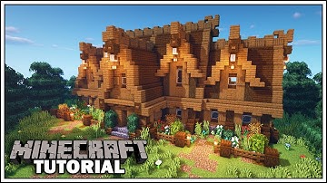 Minecraft Large Nordic House Tutorial [How to Build]