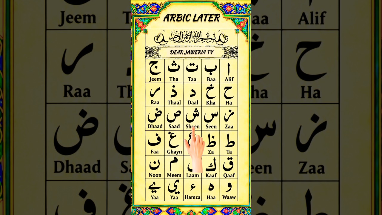Arabic Letters Alifun Baa taaun saa | Beautiful Recitation of Arabic Letters #madniqaida #shorts