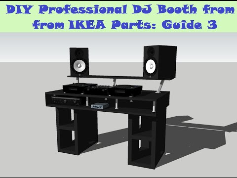Guide Diy Dj Booth From Ikea Parts Build 3 Youtube