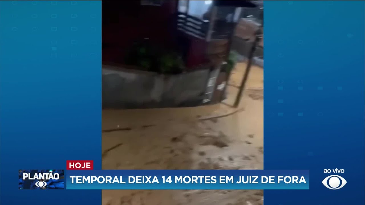 Temporais deixam 14 mortos e mais de 400 desabrigados em Juiz de Fora, MG