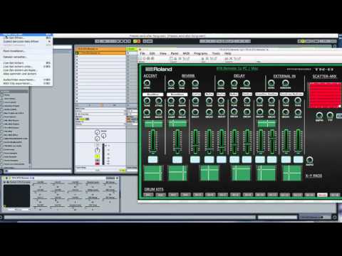 Roland TR-8, Ableton Live, Presets send after Song start.