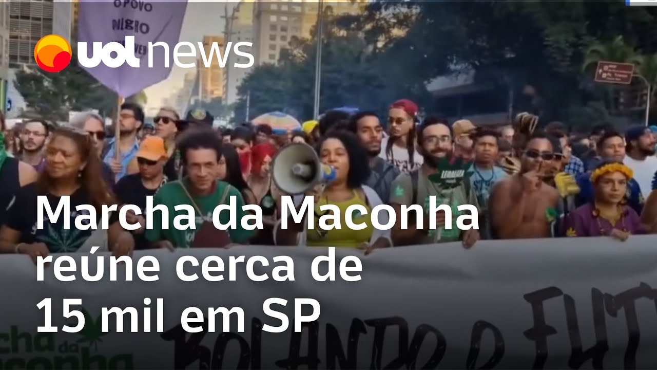 Marcha da Maconha em SP reúne 15 mil e tem protesto contra PEC das Drogas e PL do Aborto