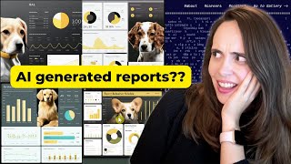 how to generate power bi report designs using ai