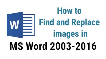 How to find and replace images in Word 2003-2016