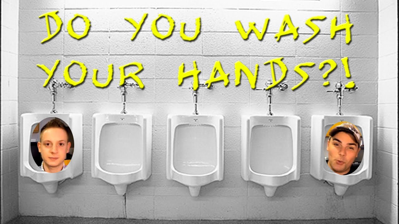 Do You Wash Your Hands After Using The Bathroom?!? YouTube