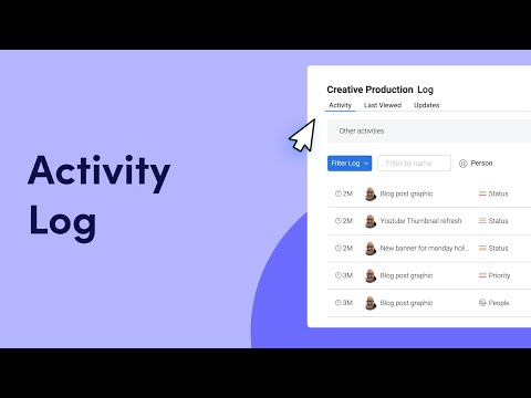 The Activity Log | monday.com tutorials