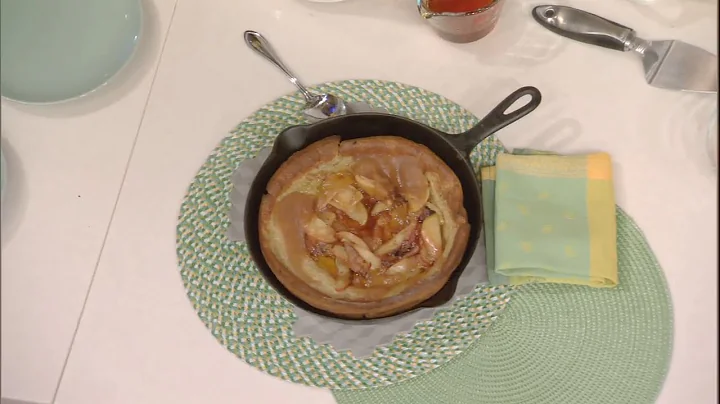 Double Apple Dutch Baby Recipe from Half Baked Har...