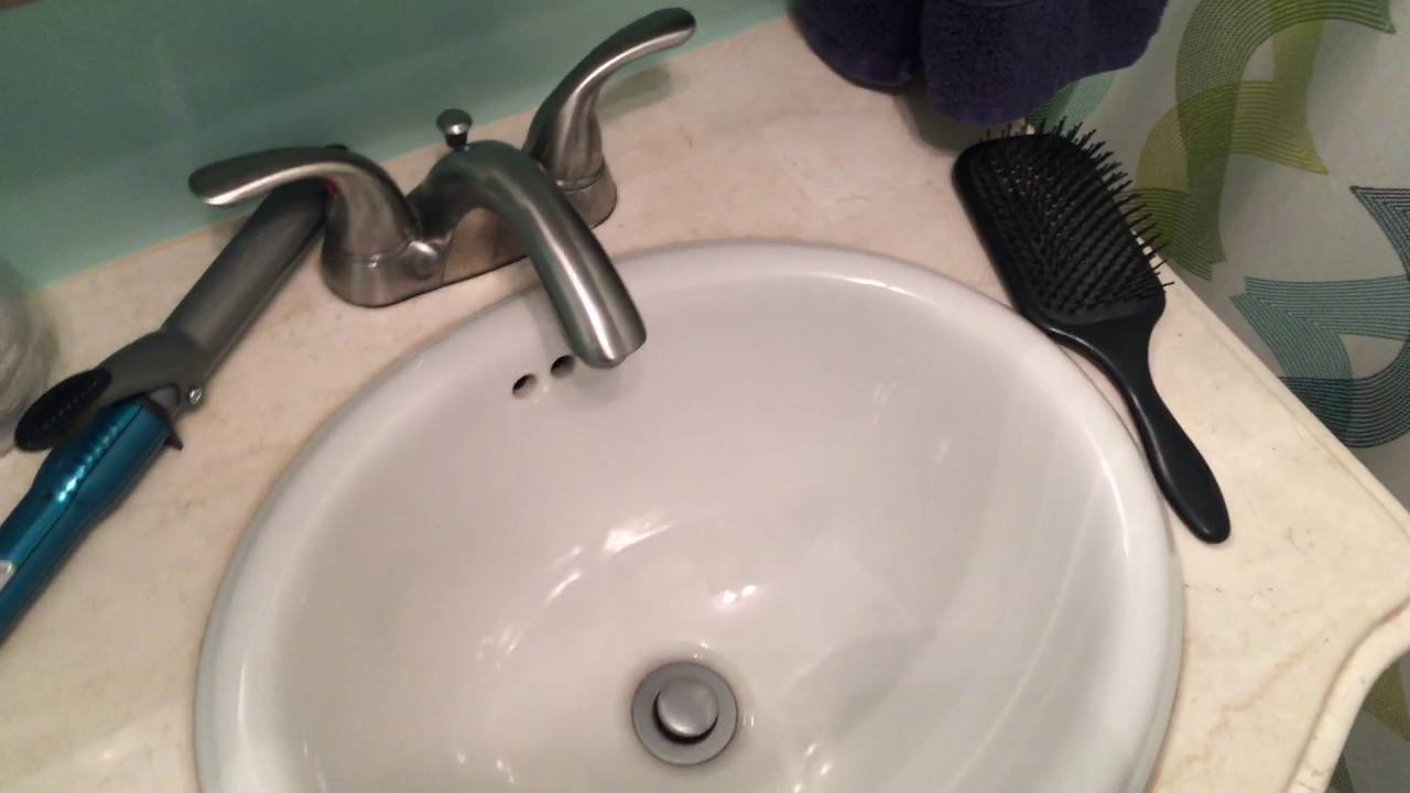 cold water turn off bathroom sink