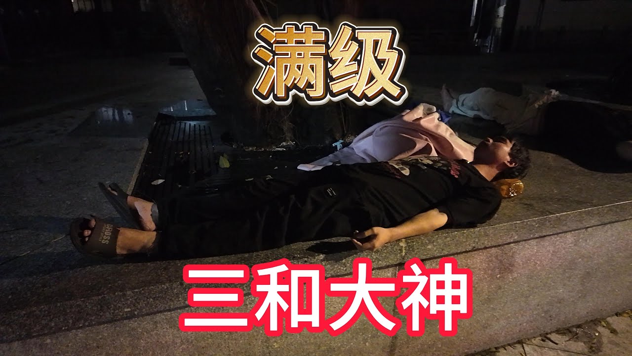 满级三和大神挂壁十年，捡饭吃靠运气，爱睡公园感受天地灵气