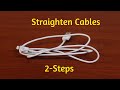 Straighten Cables: How to Remove the kinks in Your Cables
