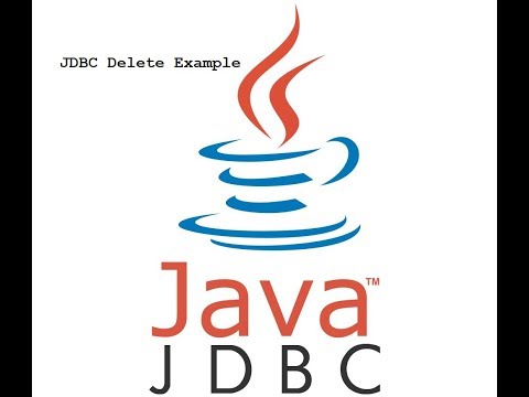 jdbc delete example with mysql Database