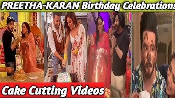 Dheeraj Dhoopar-Sharadha Arya💗💜Birthday Celebrations/cake cutting video