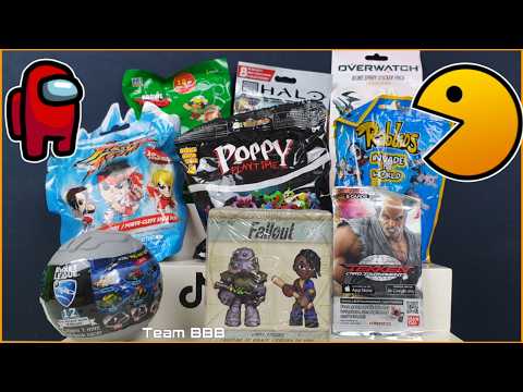 UNBOXING GAMER TOYS OverWatch Poppy Playtime Fallout Street Fighter Rabbids Gaming