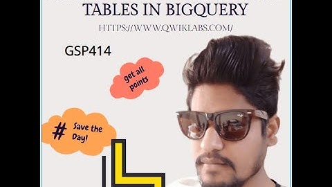 Creating Date-Partitioned Tables in BigQuery #savetheday!