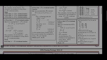 SSLC maths passing package part-1 #maths #sslc #2024-25 #passingpackage