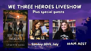 We Three Heroes Liveshow
Hello Everyone!
Welcome to the Live Show were we discuss the novella We Three Heroes by Lynette Noni
As always I will be joined by the lovely:
@sashreads
@Amyduckie
Come and join the discussion with us from 10am AEST (7PM CST)
Hope to see you all there! We Three Heroes Liveshow